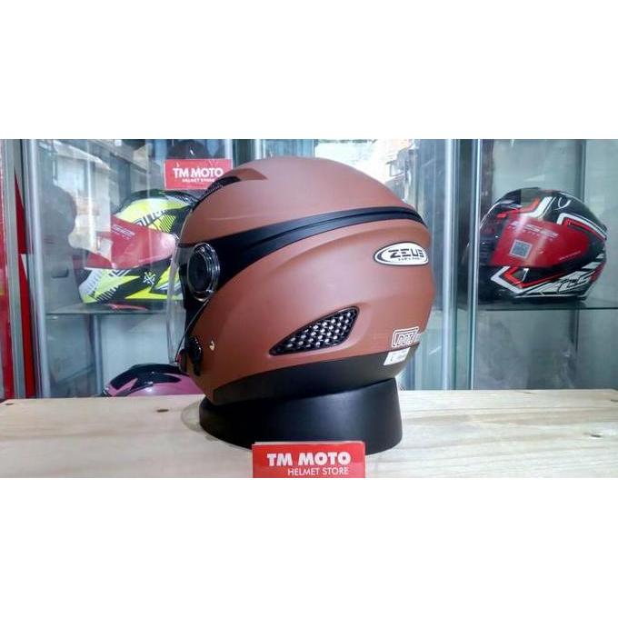 Helm Zeus Z610 Matt Brown / Half Face Zeus