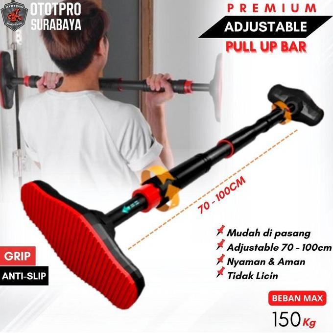 TERMURAH - Adjustable Door Pull Up Bar BODYMASTER |Pull up Pintu |Gym |Fitness