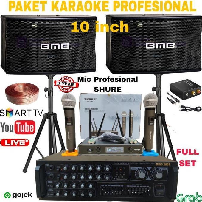 Paket speaker Karaoke full set bmb 10 inch sound System original