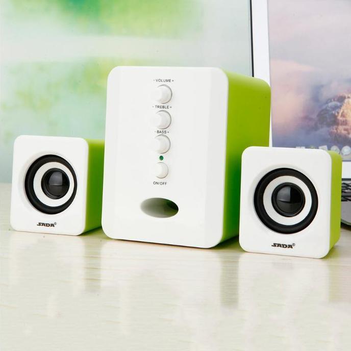 Speaker SADA D-202 Subwoofer - Speaker Komputer Laptop hp - Speaker
