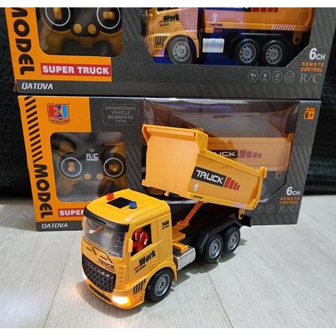 MAINAN RC DUMP TRUK PASIR REMOTE CONTROL