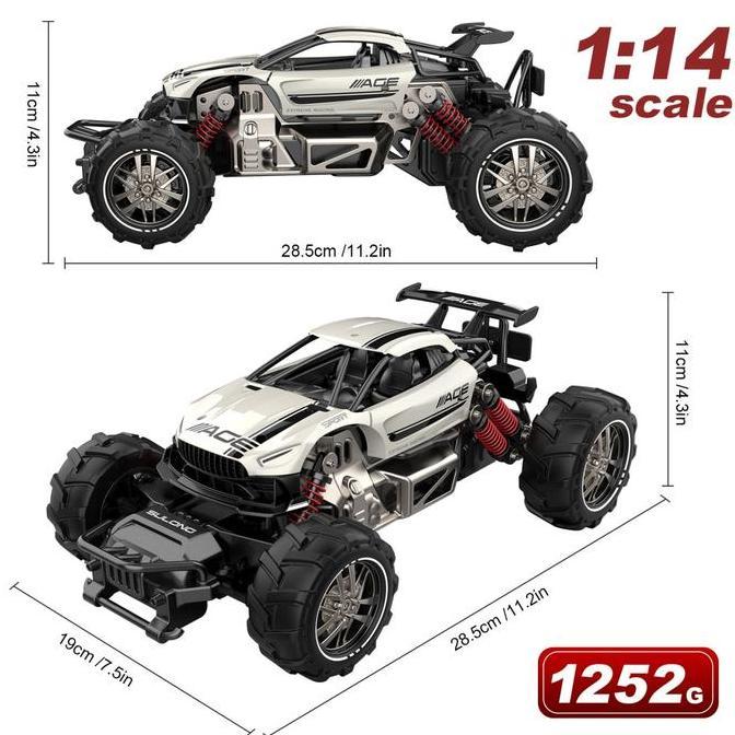 RC Metal High Speed Car - mainan remote control monster truck