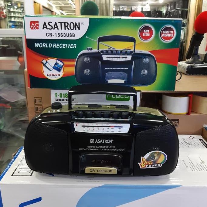 Radio Tape Asatron Cr-1568Usb Kualitas Terbaik Harga Termurah