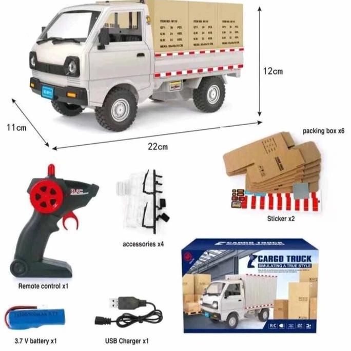 Remot Kontrol Mainan Cowok Mobil Remot pick up 2,4 GHz bisa dimainkan bersama RC Pick Up Battery Cha