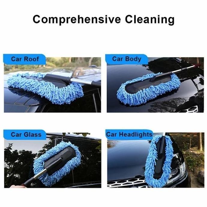 LAP CUCI MOBIL DEBU/KEMOCENG MICROFIBER bisa dipanjangkan Cendol Lebar