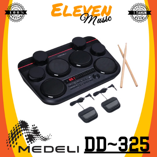 Medeli DD325 Portable Digital Drum pad Elektrik Medeli DD 325 Drum Pad Elektrik DD-325