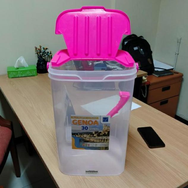 Aquarium es kelapa buah Toples gayung 30 liter Genoa Greenleaf