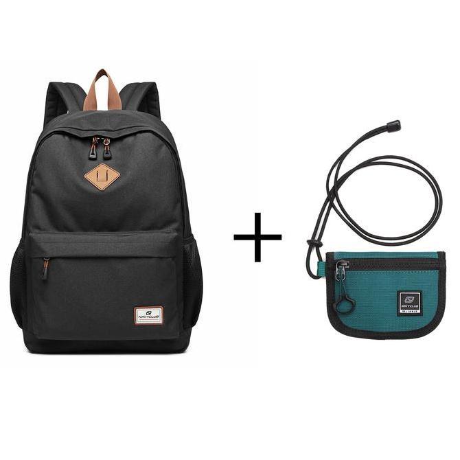 Promo Navy Club Tas Ransel-Tas Laptop Trendy EIBB + Free Hanging wallet COD