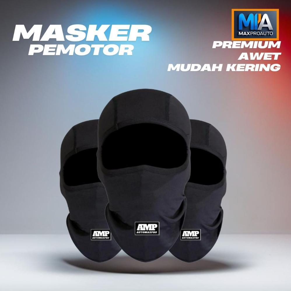 Gd-8 Automaxpro Amp Masker Motor Balaclava Buff Ninja Face Mask Aksesoris Motor Penutup Kepala Maske