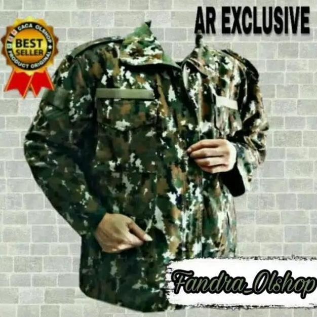 Promo Jaket Loreng Kostrad Linud Bolak Balik Merk AR Exclusive Original. COD