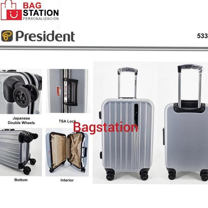 TERMURAH - TAS TRAVEL KOPER TAS CABIN PRESIDENT 20 IN 5339 MULTIWHEEL 4 RODA ORIGINAL TAS TRAVEL TAS