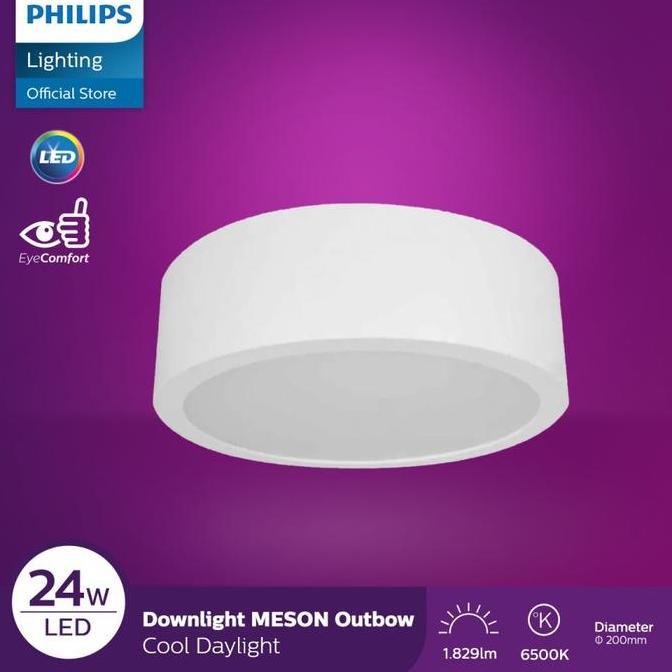Lampu Downlite/Light Panel LED Meson 24w OB/OutBow Philips