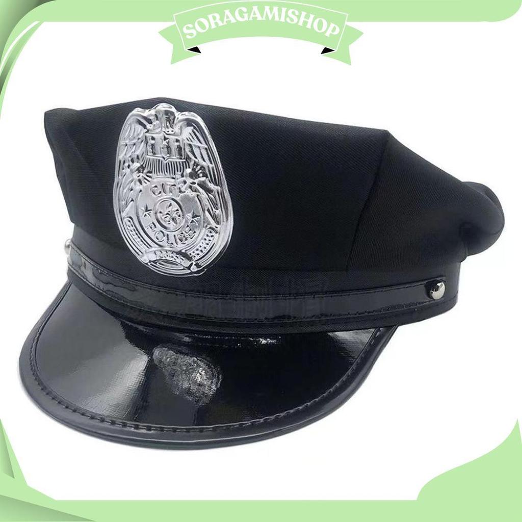 Topi Polisi Sexy Cosplay Kostum Dewasa / Aksesoris Polisi Party / Halloween Outfit Promo 10.10