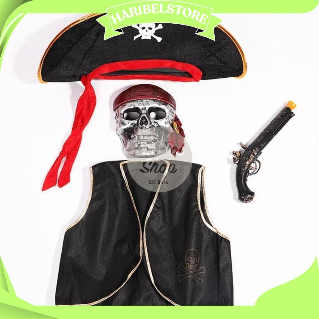 Kostum Bajak Laut Pirate Wanita Dewasa Aksesoris Pirate Set Kostum Halloween Kostum Cosplay Bajak La