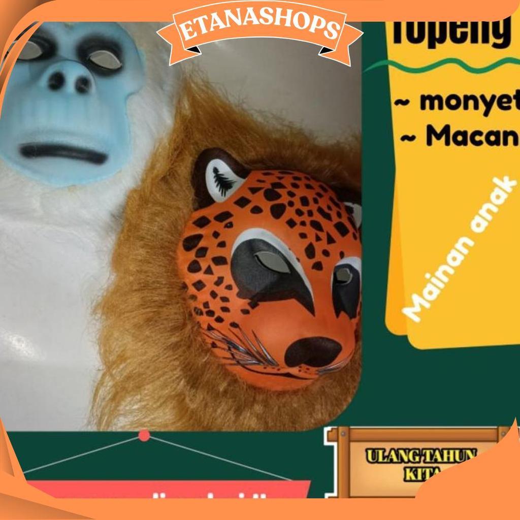 Topeng Kera Sakti, Topeng Macan, Topeng Kera ,Topeng Festival,Topeng Mainan Anak Promo 10.10