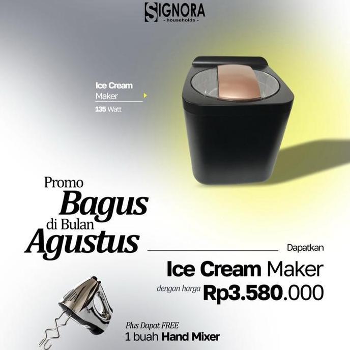 Ice Cream Maker Signora Mesin Ice Cream