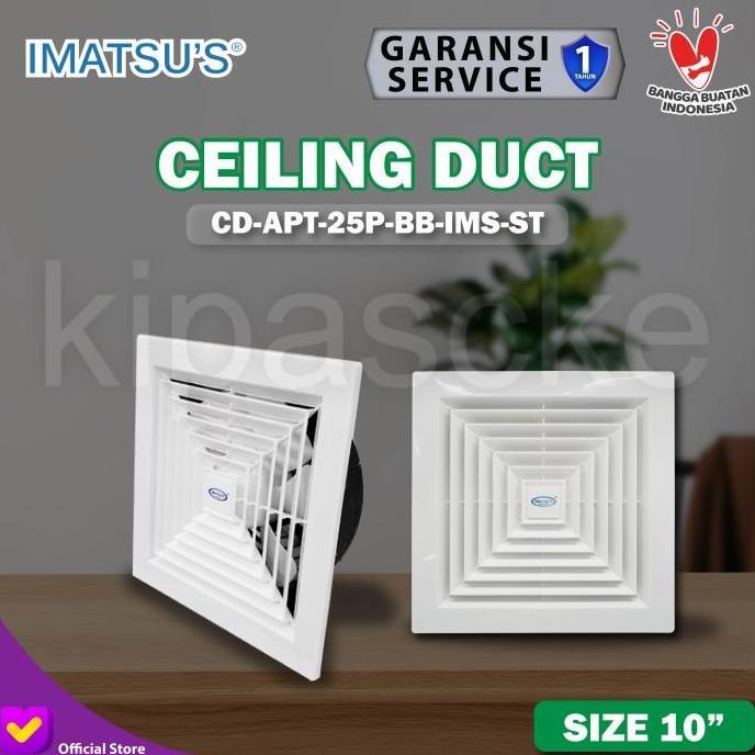 CKE Fan Official - Exhaust Fan 10 Inch/ Hexos Plafon Ceiling Exhaust Kamar Mandi