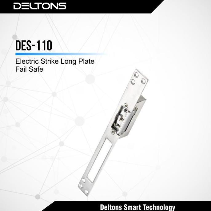 TERMURAH - Electric Strike Elektrik Door Strike Lock Long Plate