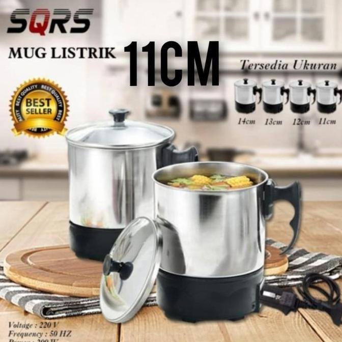 Mug Listrik 4 Variasi Ukuran Mug Elektrik Heating Cup mug listrik
