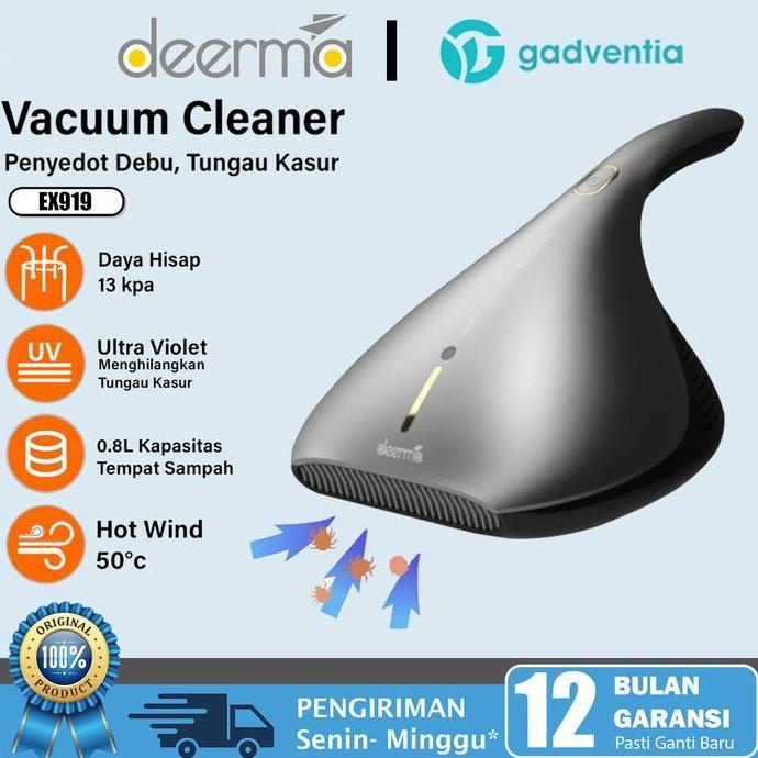Deerma EX919 Vacuum Cleaner Vakum Derma Penyedot Tungau Debu Kasur