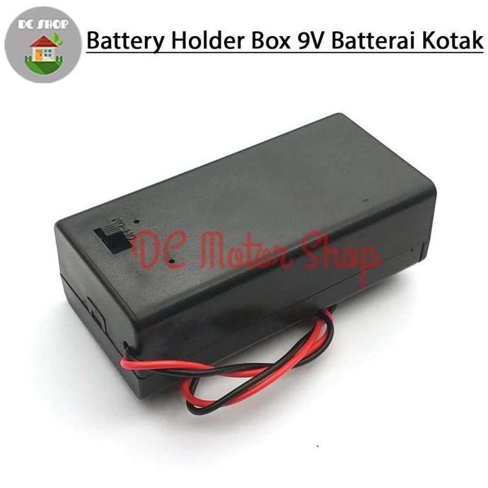 Kotak Baterai 9V Tutup Tempat Baterai Kotak 9V Battery Holder Box Case