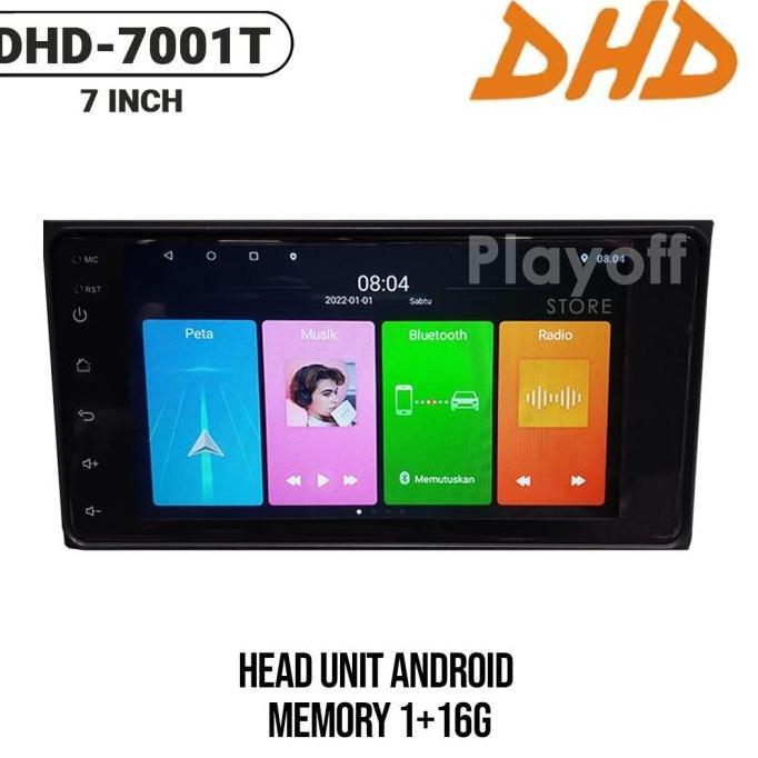 Head Unit Double Din Android 7 Inch DHD