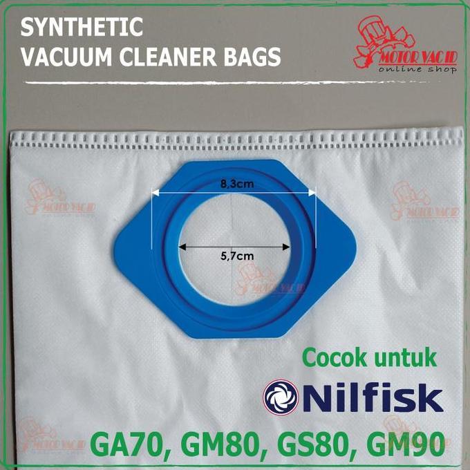 VACUUM BAGS Nilfisk GM 80 - Filter Vacuum Nilfisk GM 80 - 107418500