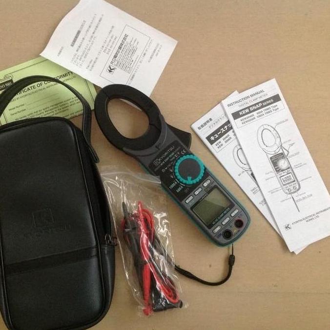 Kyoritsu 2056R Digital Tang Ampere Amper Clamp Meter Alat Ukur 2056 R Kualitas Terbaik Harga Termura