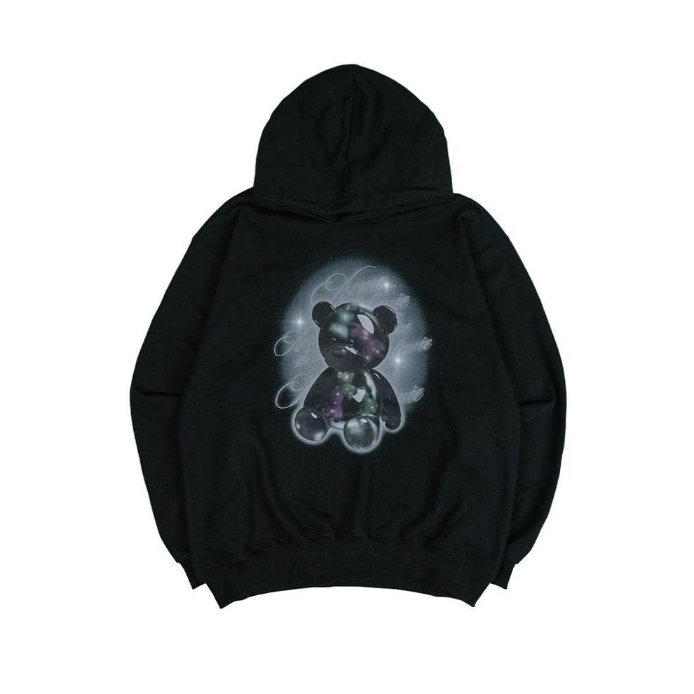 [ADLV] Acmedelavie Clear Bear Black Hoodie
