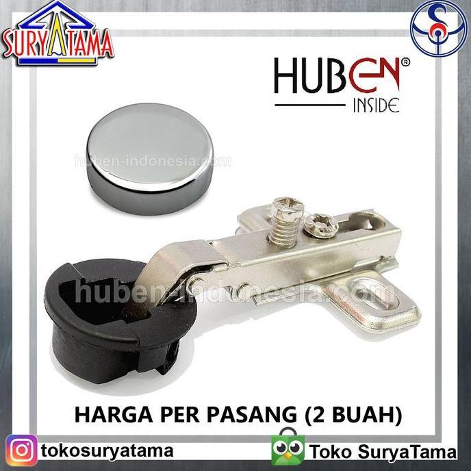 =+=+=+] ENGSEL SENDOK KACA HUBEN GH-0 LURUS CHROME