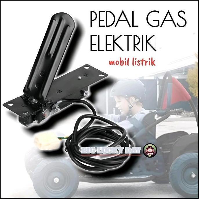 PEDAL GAS ELEKTRIK UNIVERSAL 12V-80V PLAT BESI UNTUK KENDARAAN LISTRIK SEPERTI GOKART MOBIL LISTRIK 