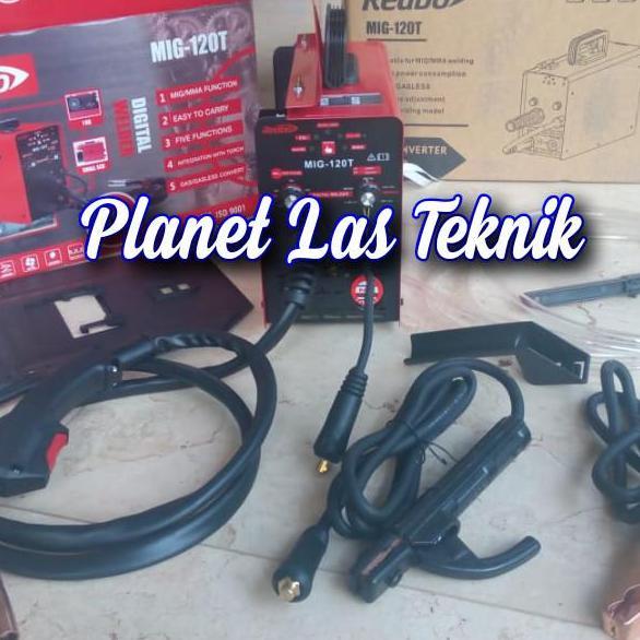 Promo Las Mig Mesin Las Mig 120T Redbo + Kawat Flux 1Kg Mesin Las Mesin Las Cod