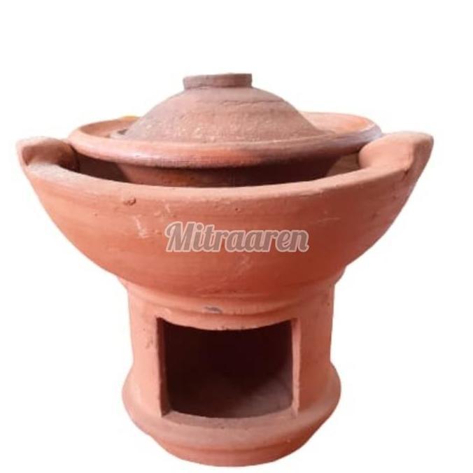 Anglo Tungku Angkringan Gerabah Tanah Liat Tradisional Kecil YAN