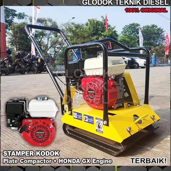 Stamper Kodok Plate Compactor Engine Bensin TERBAIK Mesin Stamper Kodok Plat C90T Compactor Plate C9