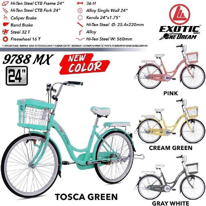 Promo City Bike EXOTIC 9788 MX Ukuran 26 COD