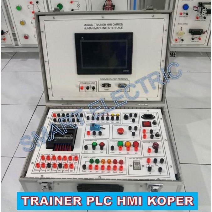 PLC TRAINER KIT SYSTEM PLC OMRON DAN HMI OMRON ORIGINAL DAN TERPERCAYA