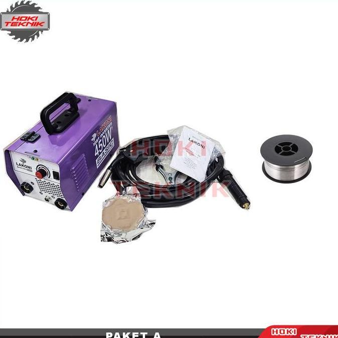Promo Mesin Las Lakoni Basic Mig 125 Inverter 450 Watt Cod