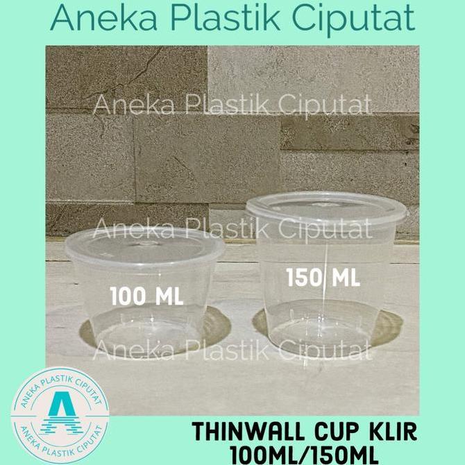 Thinwall Klir Cup 100 ml/ Cup Puding 100ml