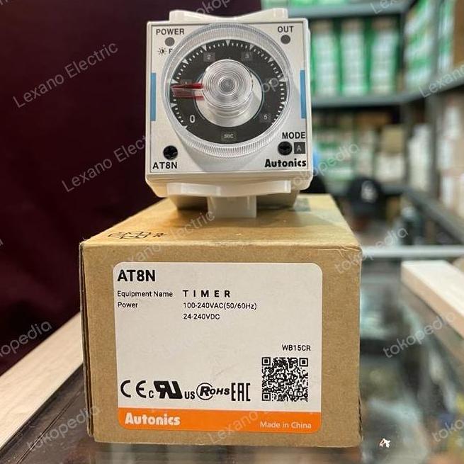 AT8N Timer Autonics Analog Universal Voltage Multi Function Timer AT8N