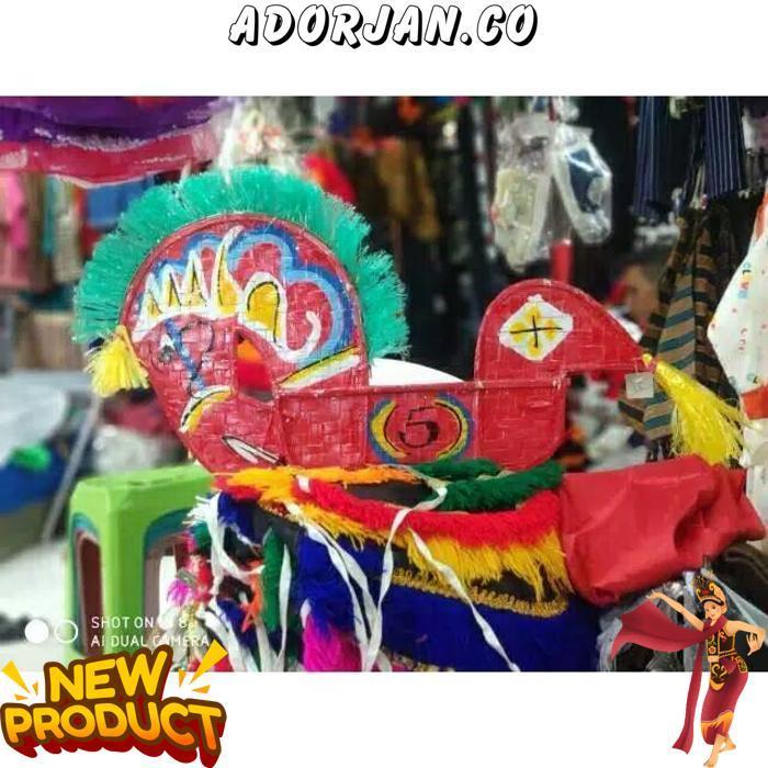 [Drs] Kuda Kepang Lumping Besar Kuda Lumping 90Cm Kuda Besar Anak Free Cambuk Tari Jtm1