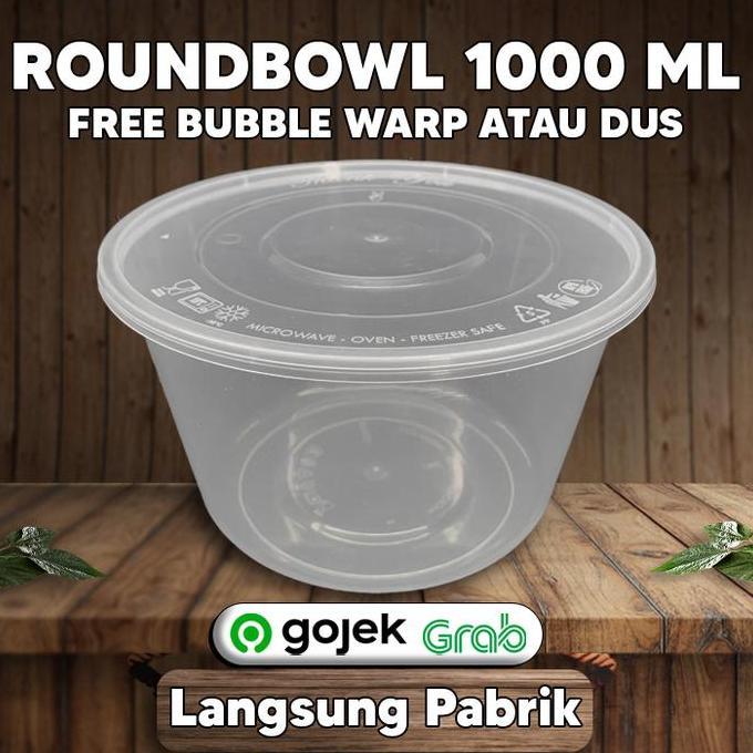 Thinwall Mangkok 1000ml / Mangkuk Plastik 1000 ml /Thinwall 1000ml