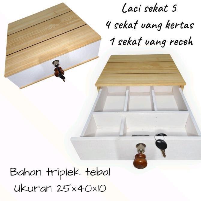 PROMO LACI UANG KASIR LACI SEKAT 5/4   MURAH LACI WARUNG Penyimpanan