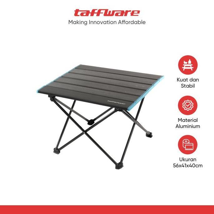 Taffsport Meja Lipat Portable Aluminium Table 56X41X40- 8825