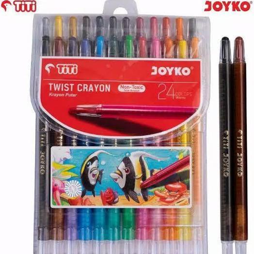 Crayon Putar Titi 24 Warna