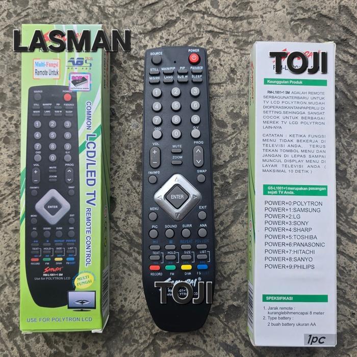 POLYTRON REMOTE REMOT TV LCD LED POLYTRON  TABUNG USE FOR TV  DIGUNAKAN UNTUK TV  P O L Y T RON   MU