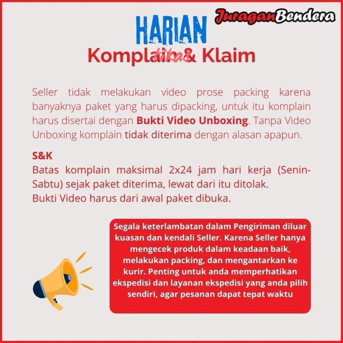 hj-77 u-45 Lampion Merah Putih Rumbai | Hiasan Dekorasi 17 Agustusan Pernak Pernik HUT RI Murah Term