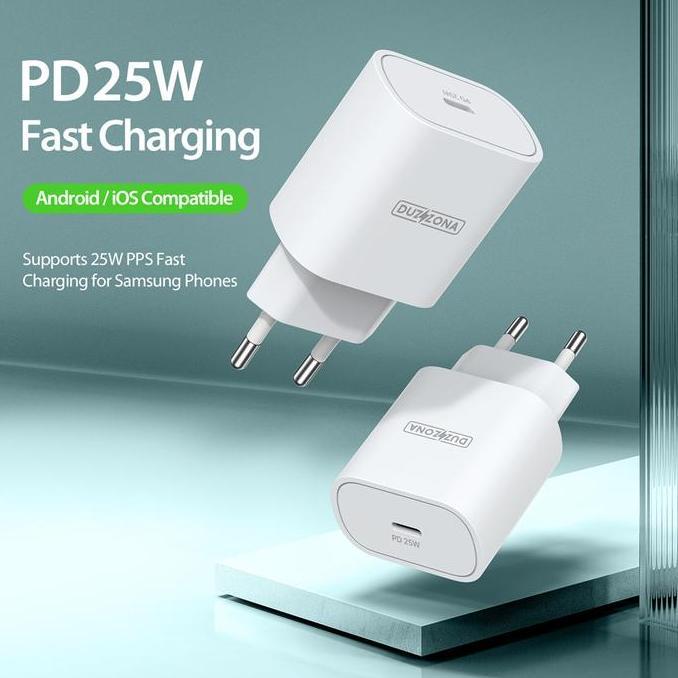 DUZZONA Adapter Charger Fast Charging 25W PPS PD