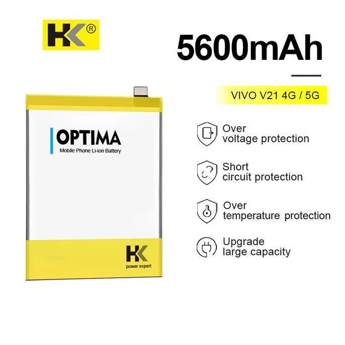 HK Optima Baterai For V21 4G / 5G B-P9 5600mAh 3.89V Double IC