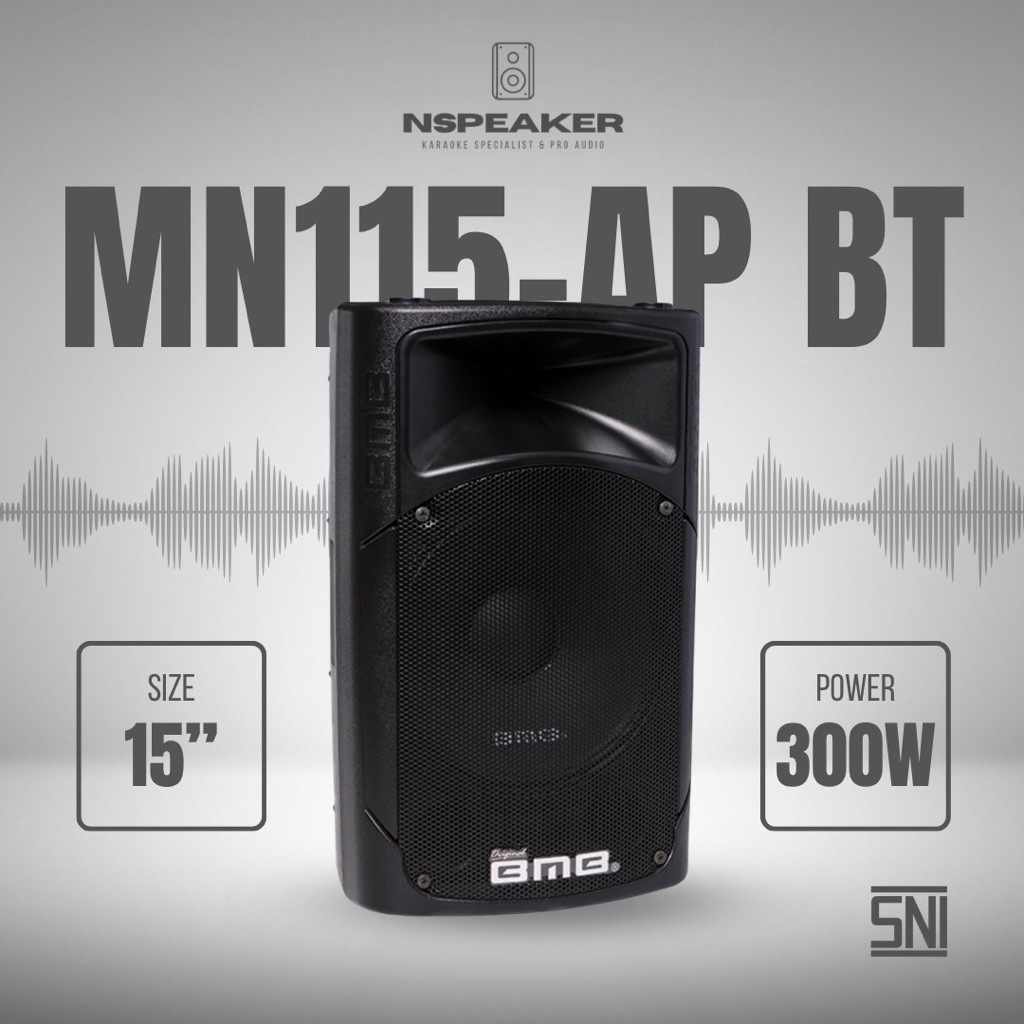 BMB MN 115 AP BT - Active Bluetooth Speaker 15 inch (Pair)