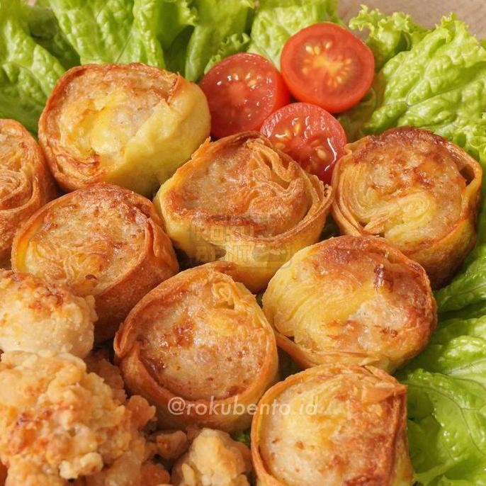 Egg Chicken Roll Roku Bento | Eggroll Frozen | Egg Roll Frozen Homemade ALU